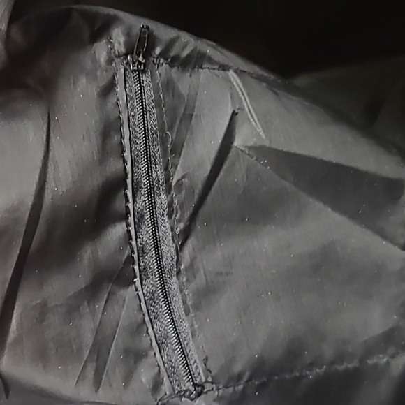 Floral Beach Shopping Tote Bag Blue Orange Yellow 12" x 16" - Picture 5 of 8